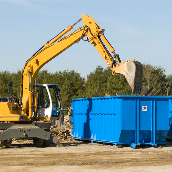 what are the rental fees for a residential dumpster in Jette